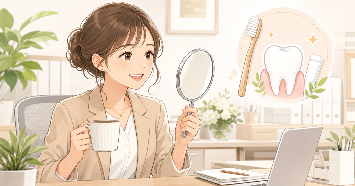 コーヒーで歯が茶色に？忙しい女性向け着色の落とし方と予防法