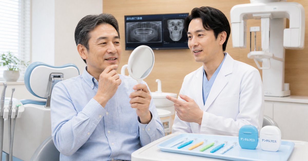 歯ぐきの出血はインプラント周囲炎？初期症状と自宅での予防法