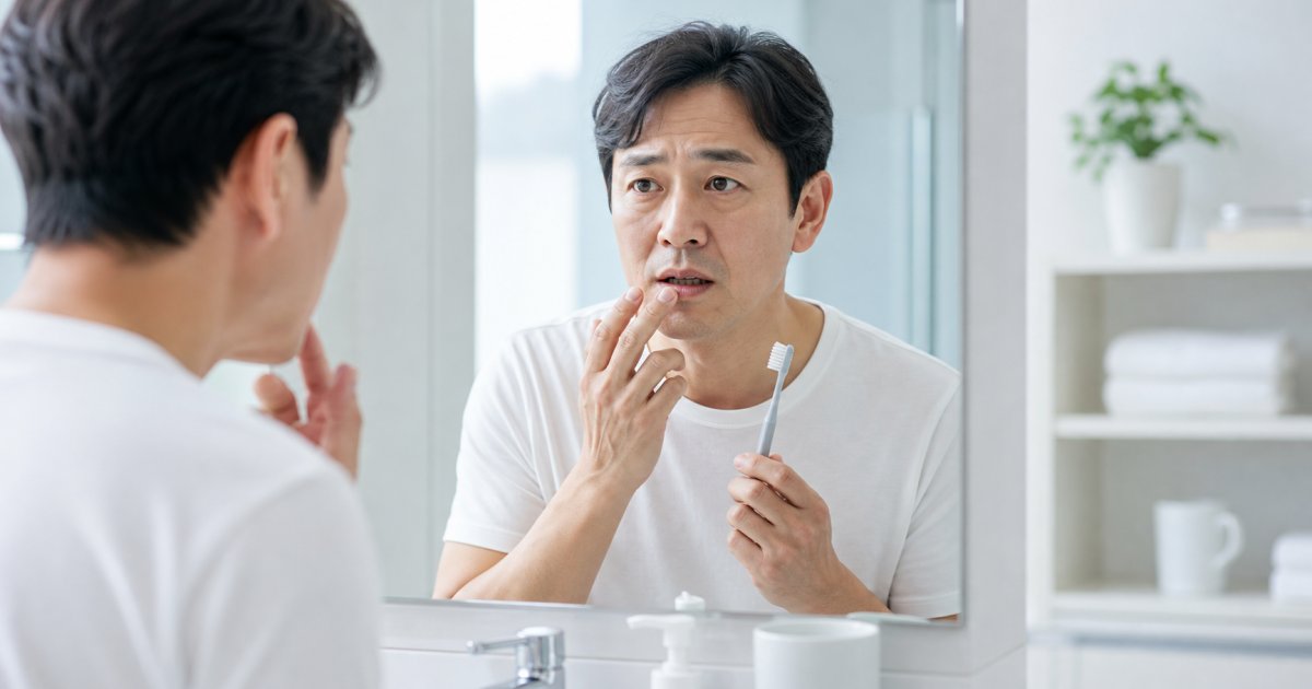 歯磨きで歯茎から血が出るのは歯周病？40代が見極める受診の目安